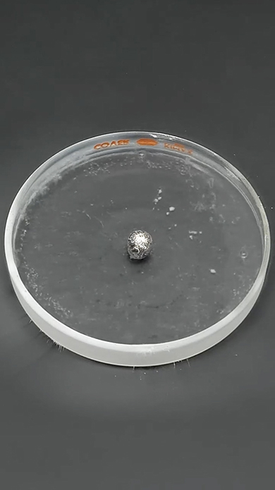 ナトリウムカリウム合金を凍らせてみた