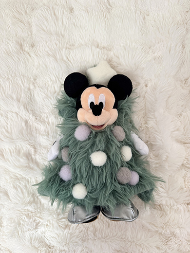 ぬいぐるみコスチュームでミッキーが変身