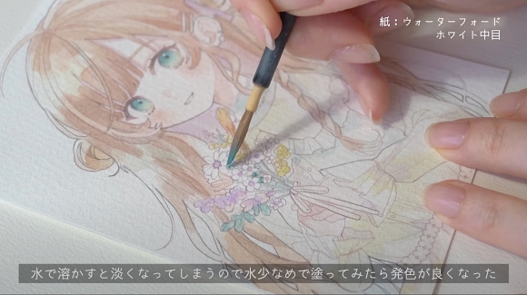 透明水彩 ダイソー 絵の具