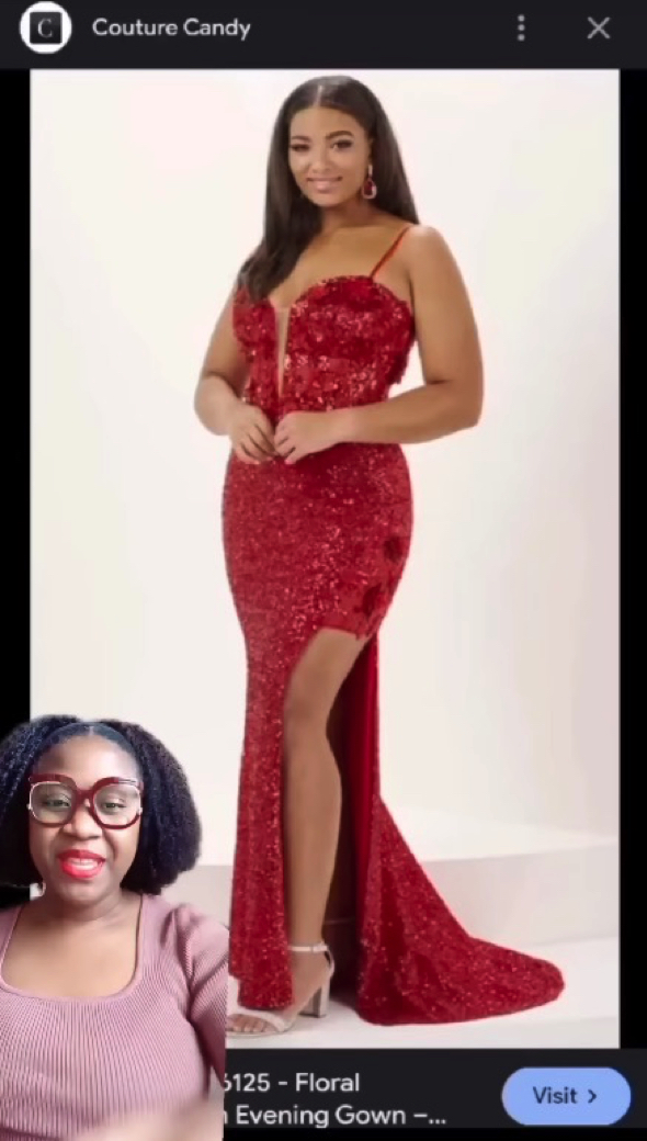 プロムドレスをリメイク