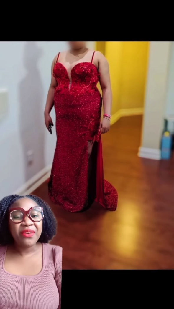 プロムドレスをリメイク