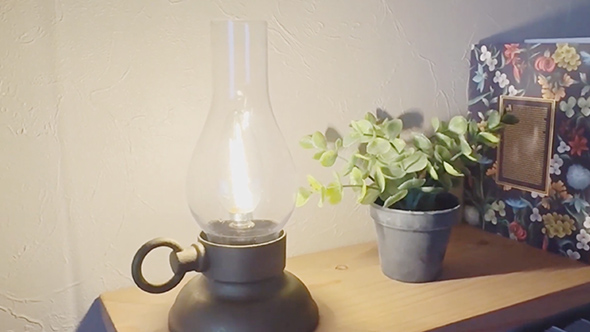 100均のランタンをリメイク