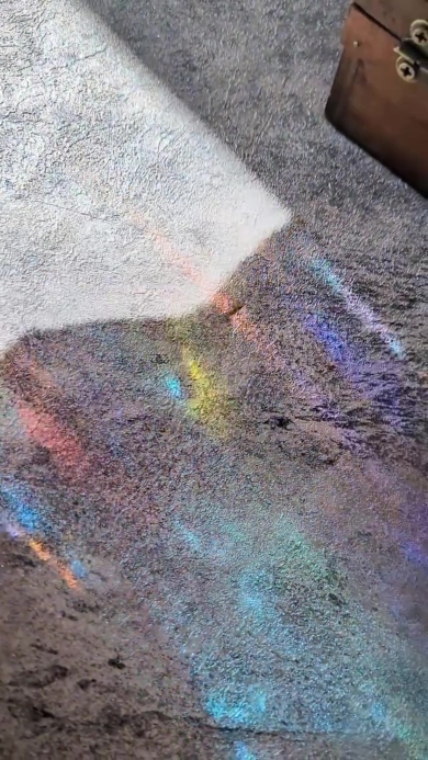 ランプに反射する光