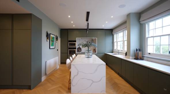 ロンドン・ケンジントンのペントハウス