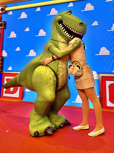 レックスとのグリーティング