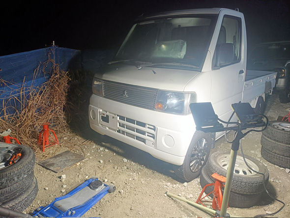 軽トラ 中古 車体の形状 糞尿車 トイレカー