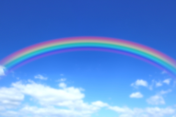 一般的な虹のイメージ