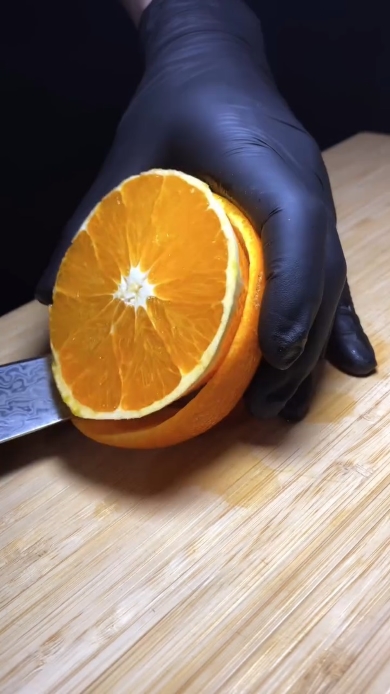 オレンジの飾り切り