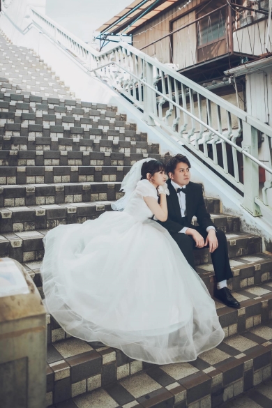 1年前のウェディングフォトと今