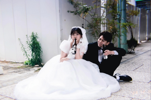 1年前のウェディングフォトと今