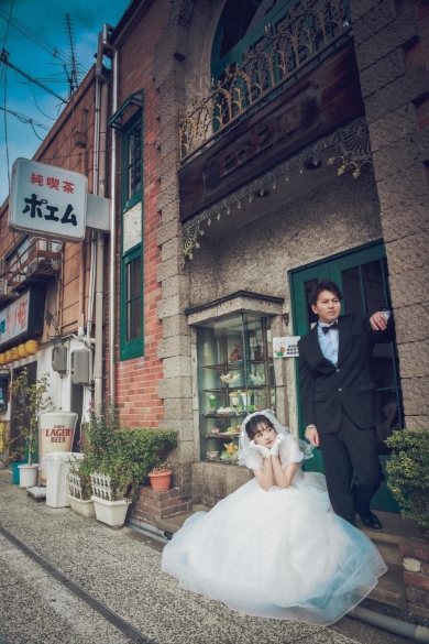 1年前のウェディングフォトと今