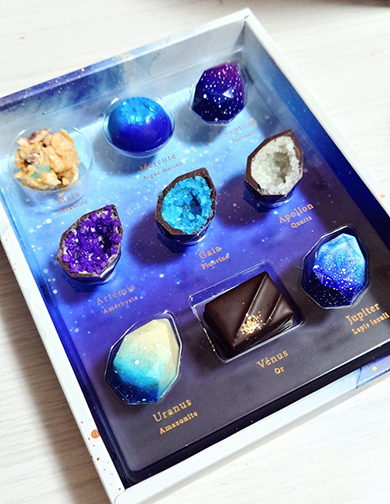 鉱物みたいなチョコレート