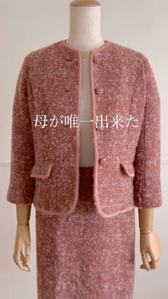 祖母への思いを込めた手作りの服