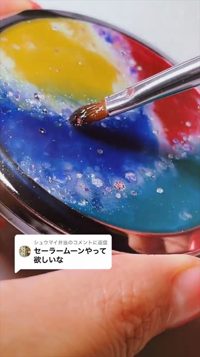 創作されたセーラームーンイメージのコンパクトがかわいすぎる