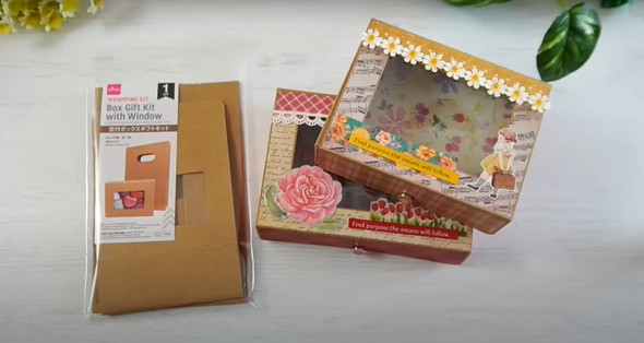 窓付き収納ボックスの作り方