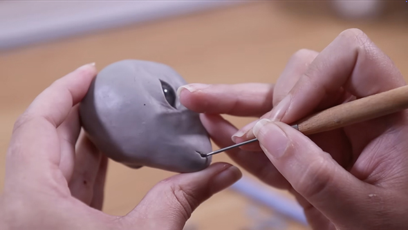 花びらで作ったドラゴン