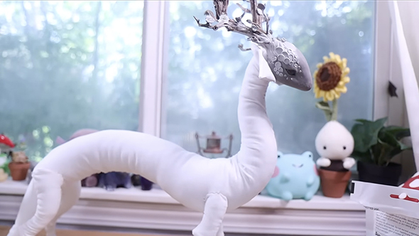 花びらで作ったドラゴン