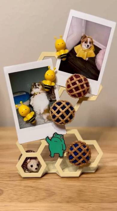 チェリーパイ型のマグネット