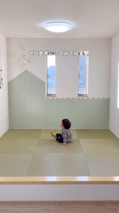 和室 海外風 キッズルーム DIY セルフリフォーム ペンキ 塗装 子供部屋 原状回復
