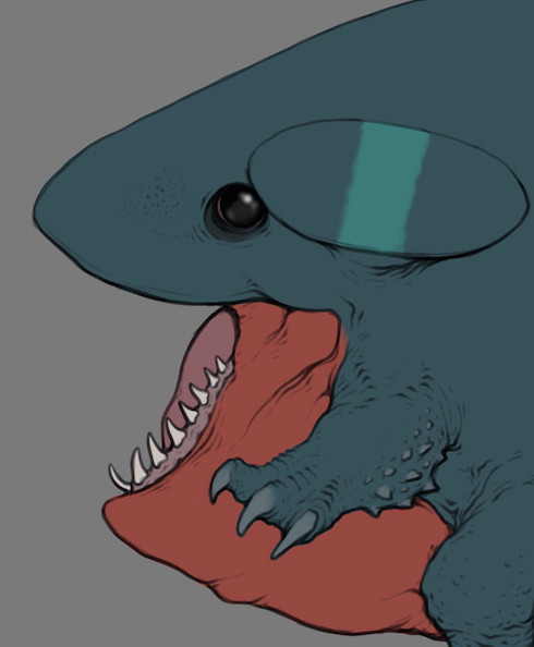 2019年に描いたフカマル