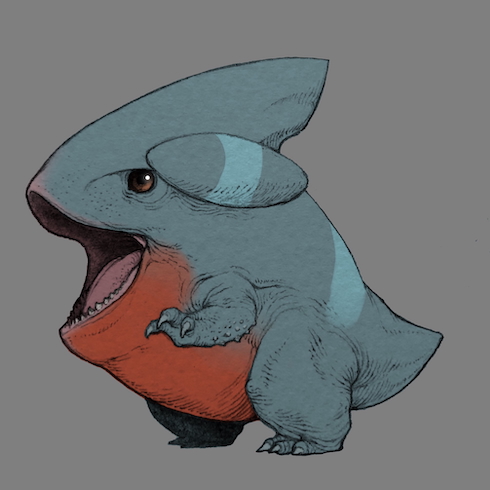 2020年に描いたフカマル