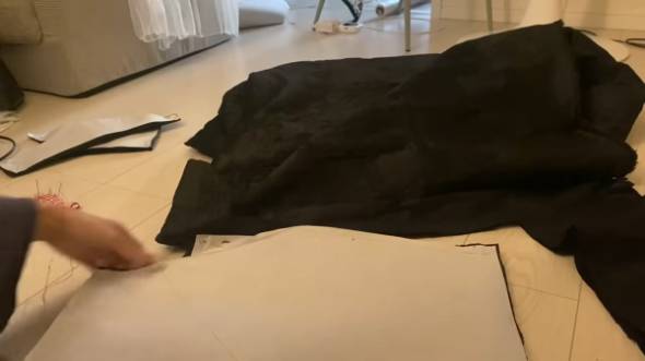 友人の結婚式用ドレスを制作