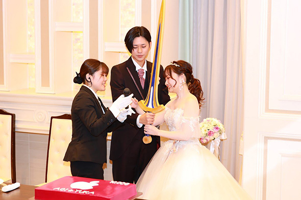 コスプレイヤーの結婚式
