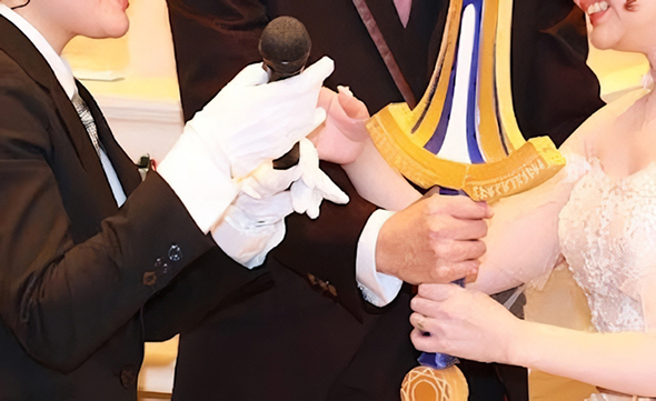 コスプレイヤーの結婚式