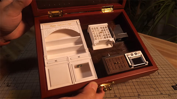 キッチンや専用棚を配置した