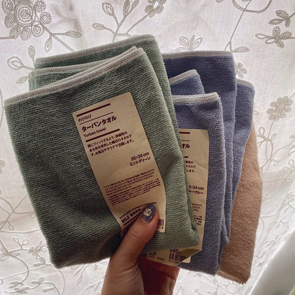 無印良品のターバンが話題