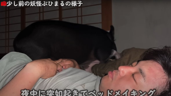 寝つきが悪い日は夜中に作業することも