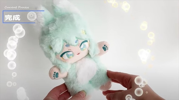 ダイソーフェイクファーボア縫っていくと