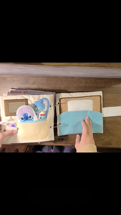 娘のためにママが作ったディズニー布絵本