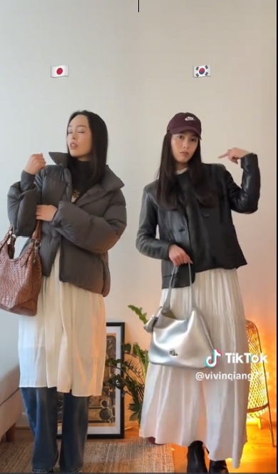 韓国女子のカジュアルスタイル