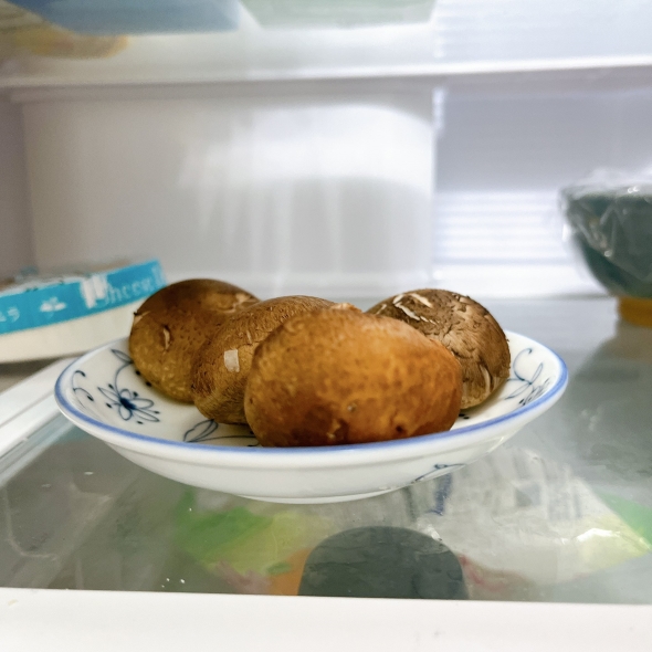 チョコに見えた椎茸