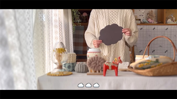 茶色い布を貼り終わった