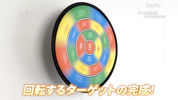 回転するダーツゲーム