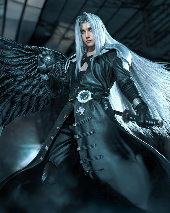 海外 コスプレ セフィロス ファイナルファンタジーVII イタリア