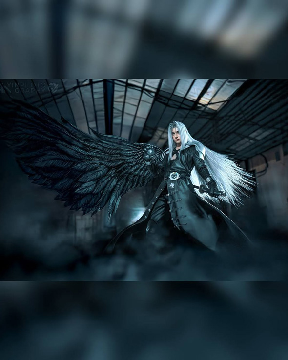 海外 コスプレ セフィロス ファイナルファンタジーVII イタリア