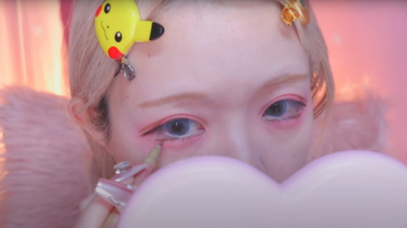 37歳女性がお人形メイク