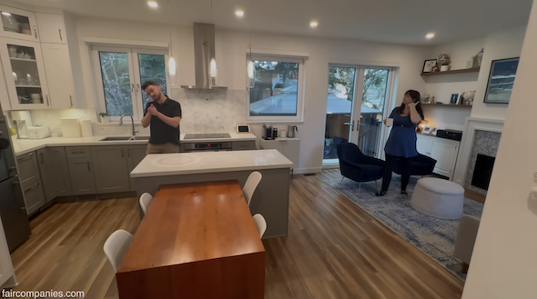 ジェームズ＆ケイトリン夫妻の家