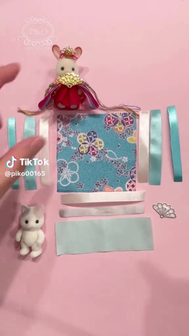 華やかな布を使います