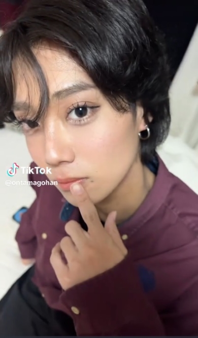 メイク後の彼氏