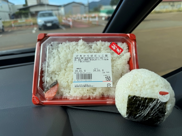 とても塩辛いお弁当