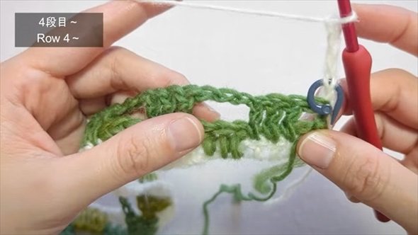 ダイソー毛糸で編むブランケット