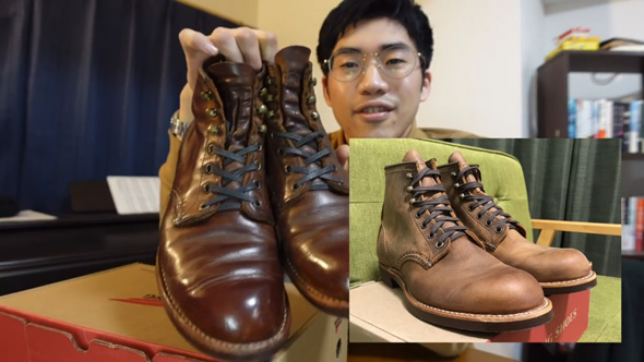 Redwing ブラックスミス エイジング ブーツ 500日 履き込んだら 革 靴 経年変化