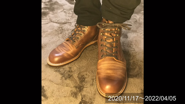 Redwing ブラックスミス エイジング ブーツ 500日 履き込んだら 革 靴 経年変化