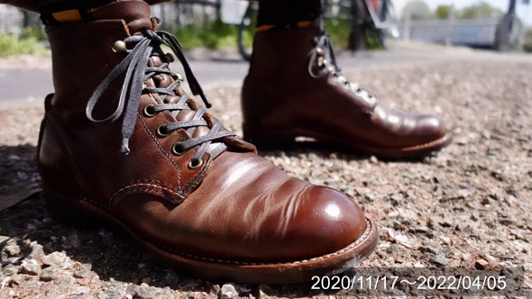 Redwing ブラックスミス エイジング ブーツ 500日 履き込んだら 革 靴 経年変化
