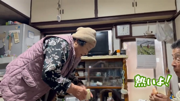 田舎 熟年夫婦 会話 面白い ばあちゃん じいちゃん 食卓