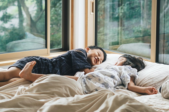 成長した兄妹の姿